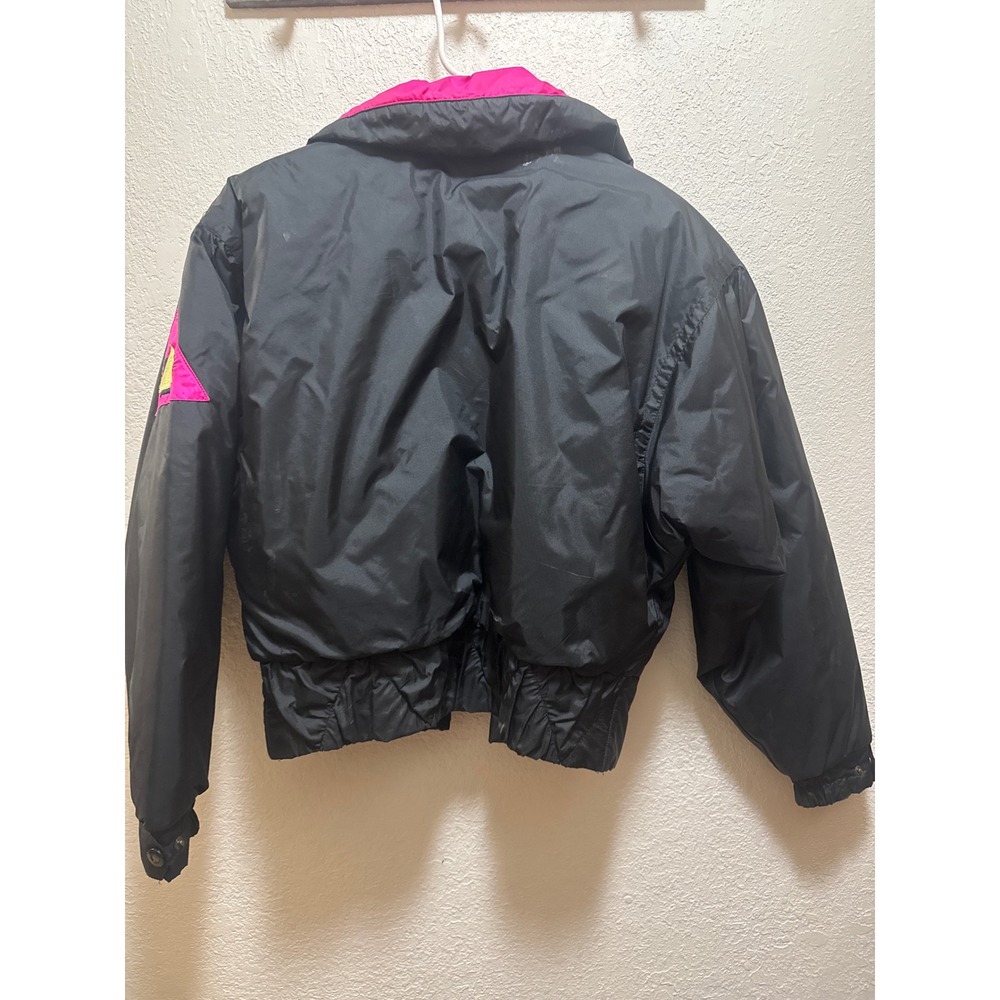 Alpine Design Kids Ski Jacket Gore Tex Black Pink Yellow Size 14 - Picture 7 of 8